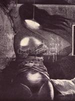 Kéri Imre (1945-): "A csodálatos mandarin". Vaskarc, aquatinta, papír. Jelzett. Számozott ...