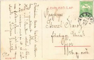 1910 Várpalota, Gróf Witzlein kastély. W.L. Bp. 2777