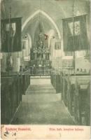 1917 Kozma, Kuzmice; Római katolikus templom, belső / church interior (fl)
