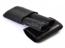 Bőr szivartartó 17 cm