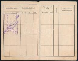 1917 Függelék a gépjárművezetői igazolványhoz