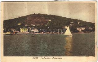 Portoroz, Portorose (Piran, Pirano); Panorama, sailboat (EK)