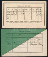 1931-1938 Magyar személy négyféle tanulmányi igazolványa (Prága, Budapest)