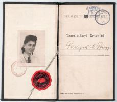 1947 Lajtha (Leitersdorfer) László (1892-1963) zeneszerző, népzenekutató aláírása leckekönyvben