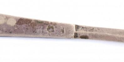 Ezüst(Ag) levélnyitó, jelzett, h: 19,5 cm, nettó: 19,9 g