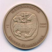 2020. 2000Ft CuZn "Debrecen Református Nagytemplom és Kollgéium" T:1 Adamo EM410