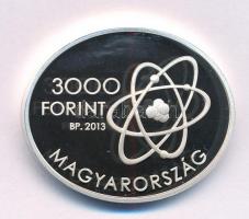 2013. 3000Ft Ag "Wigner Jenő" kapszulában, tanúsítvánnyal T:PP Adamo EM264