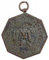 1915. "Magyar Athletikai Club - Verseny díj - MAC Hadiérme 1914-1915 évben / Ép ész csak edzett...