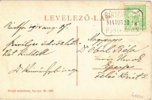 1914 Bártfa-fürdő, Bardejovské Kúpele, Bardiov, Bardejov; Divald udvar, Őzike villa. Divald 28. 1909...