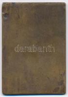 1940. "Erdély - Budapest - 1940. dec. 15." részben zománcozott Br plakett (46x66mm) T:2 zo...