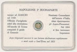 DN "Bonaparte Napóleon" jelzetlen modern mini Au pénz, lezárt, eredeti műanyag tokban (0.3...