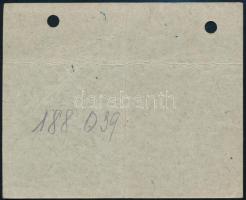 1917 M. kir. pécsi 8. honvéd huszárezred Károly csapatkereszt viselésére jogosító igazolvány