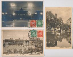 5 db RÉGI német város képeslap / 5 pre-1945 German town-view postards: Chemnitz, Magdeburg, Berlin, ...