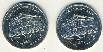 1992. 200Ft Ag "MNB" (2x) T:BU,2