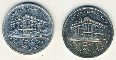 1992. 200Ft Ag "MNB" (2x) T:BU,2