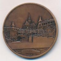 Berán Lajos (1882-1943) 1931. "BUDAPESTI EMLÉK" Br emlékérem (40mm) T:2