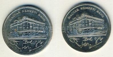 1992. 200Ft Ag "MNB" (2x) T:BU,2