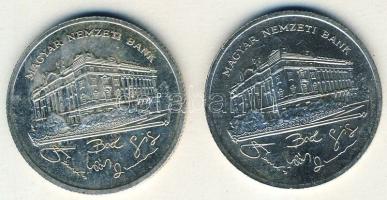 1992. 200Ft Ag "MNB" (2x) T:BU,2
