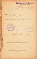 Szenes Adolf: A hülyék és azok nevelése. Pécs, 1895. 113p. + (2) Korabeli félvászon kötésben, laza. ...