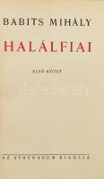 Babits Mihály összegyűjtött munkái: IV.;V.;VI.,VIII. kötetek Halálfiai I-II., Tímár Virgil fia, Kárt...