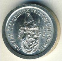 1987. "MÉE-Keszthely Numizmatikai Nyári Egyetem" Ag 3,6g piefort (vastagveret) T:1 R!