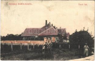 1916 Bábolna, Tiszti lak. Fischer Gyula kiadása (fa)