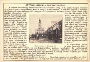 Sátoraljaújhely, Széchenyi tér, Római katolikus templom. Sátoraljaújhely nevezetességei. Farkasfalvi Kornél kiadása (EK)