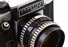 Praktica Super TL fényképezőgép Pancolar f=1,8/50 objektívvel, eredeti műbőr tokjában /
Praktica Su...
