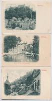Salzburg - 8 pre-1900 postcards