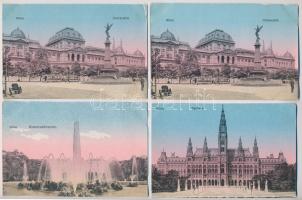 Wien, Vienna, Bécs; 8 pre-1945 postcards