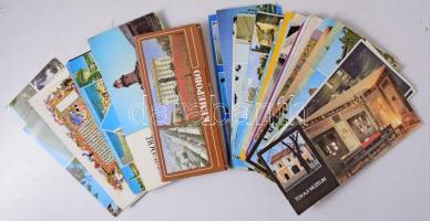 50 db MODERN nagyalakú külföldi képeslap és füzet / 50 modern big-sized European and other postcards