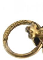 1808.  "A Lipót-rend lovagkeresztje hadidíszítménnyel" aranyozott Br kitüntetés mellszalag...