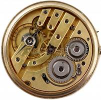 Zsebóra. Fém tokkal, hibátlan számlappal, szép, működő állapotban, jelzés nélkül. d: 50 mm