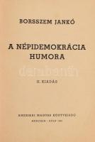 Konkoly] Kova Kálmán: Borsszem Jankó. A népidemokrácia humora. II. kiadás. -- Borsszem Jankó. Emigrá...