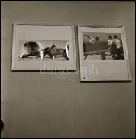Egy fényképkiállításon készült 14 db negatív, 6×6 cm