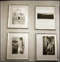 Egy fényképkiállításon készült 14 db negatív, 6×6 cm