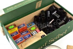 cca 1940-1970 Cipősdoboznyi vegyes fotónegatív vegyes témában