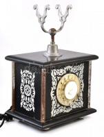 1983 Retró szovjet tárcsázós telefon, "Kijev" címerrel, rozsdás, kopottas állapotban, 20x1...