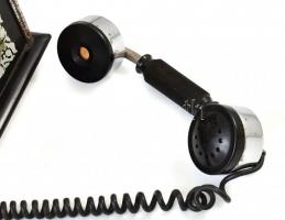 1983 Retró szovjet tárcsázós telefon, "Kijev" címerrel, rozsdás, kopottas állapotban, 20x1...