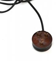 1983 Retró szovjet tárcsázós telefon, "Kijev" címerrel, rozsdás, kopottas állapotban, 20x1...