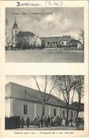 1940 Barsbese, Besse, Besa; Kostol a fara, Notársky úrad a byt / Templom és paplak, Körjegyzői lak, szövetkezet háza, kerékpár / church, rectory, notary, cooperative shop, bicycle (EB)
