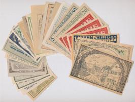 Ausztria 1919-1920. 25db-os vegyes szükségpénz tétel T:I,I- 
Austria 1919-1920. 25pcs of mixed notg...