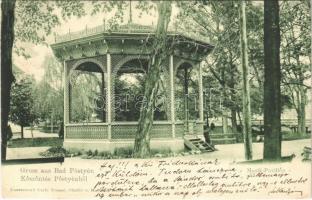 1903 Pöstyén, Piestany; Zenepavilon. Kunstanstalt Carlo Tomasi / Musik-Pavillon / music pavilion (EB)