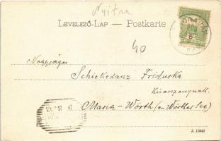 1903 Pöstyén, Piestany; Zenepavilon. Kunstanstalt Carlo Tomasi / Musik-Pavillon / music pavilion (EB...