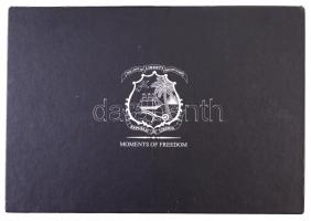 Éremtartó tálca "Republic of Liberia - Moments of Freedom" emlékérmék tárolására 24db férő...