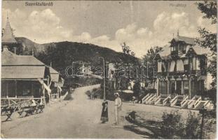 1919 Szovátafürdő, Baile Sovata; Fő sétány, villák / main promenade, villas