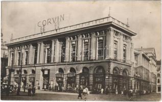 ~1940 Budapest VIII. Corvin áruház a Blaha Lujza téren, automobilok. photo