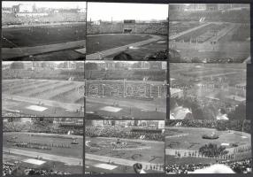 1953. augusztus 20. Budapest, Népstadion megnyitója és az első meccs (Honvéd-Moszkva), 24 db fotó, 9×13 cm