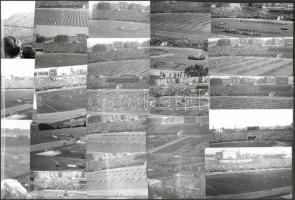 1953. augusztus 20. Budapest, Népstadion megnyitója és az első meccs (Honvéd-Moszkva), 24 db fotó, 9...