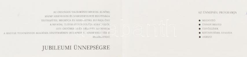 A magyar iparjogvédelem 75 éve. Szerk.: Himer Zoltán, Dr. Szilvássy Zoltán. H.n., 1970, Országos Tal...